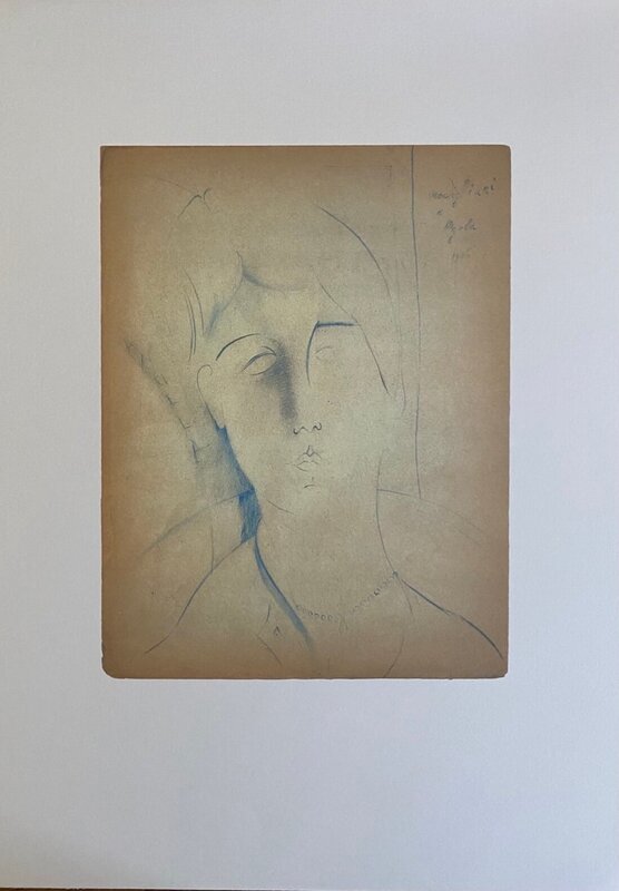 Ritratto di Angela by Amedeo Modigliani, 1916