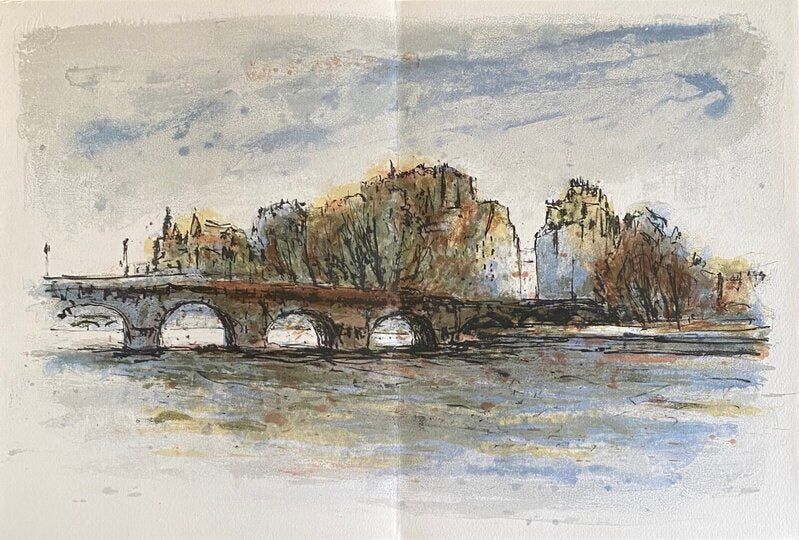 Le Pont-Neuf, Paris by Théophile Alexandre Steinlen, 1964