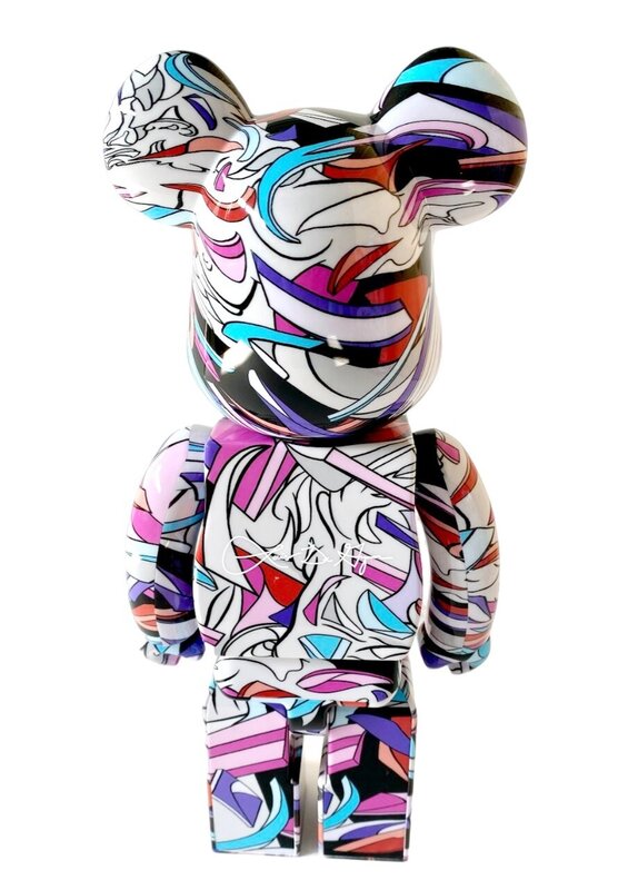 In Between the Lines 400% de BE@RBRICK,, 2021 (vue 2)