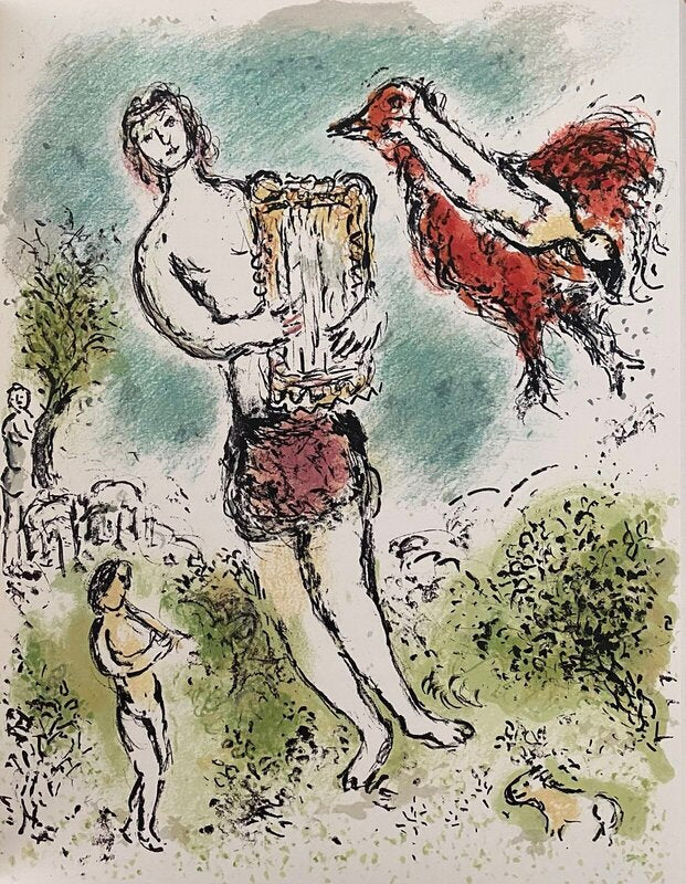 The Odyssey - Theoklymenos de Marc Chagall, 1989