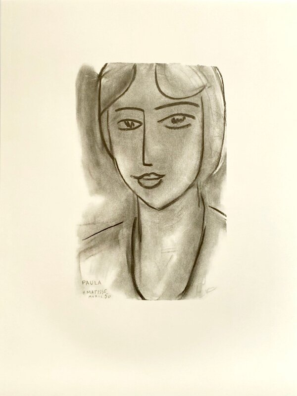Paula, 1950 de Henri Matisse, vers 1990