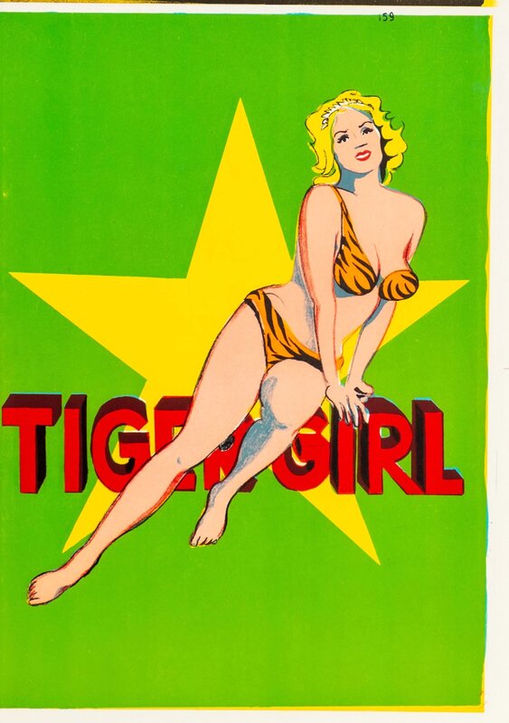Tiger Girl de Mel Ramos, 1964