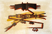 El último viaje del buque fantasma de Wifredo Lam, 1976