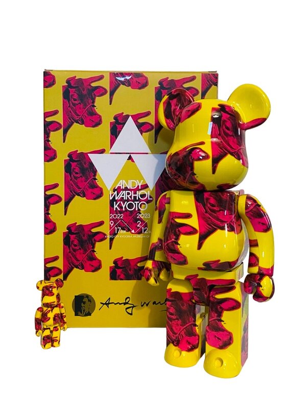 Andy Warhol Pink Cow 400% + 100% by BE@RBRICK,, 2022
