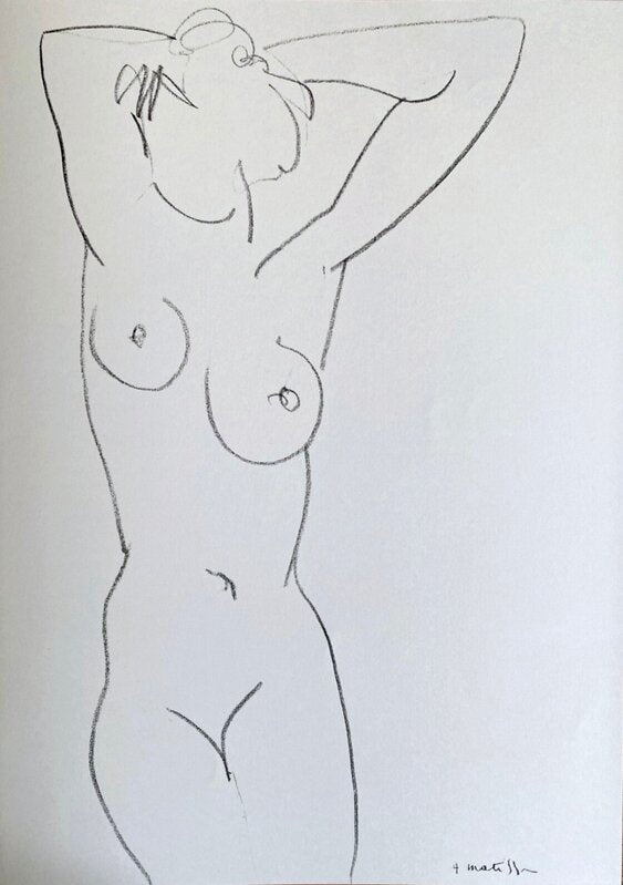 Femme nue de face de Henri Matisse, 1952
