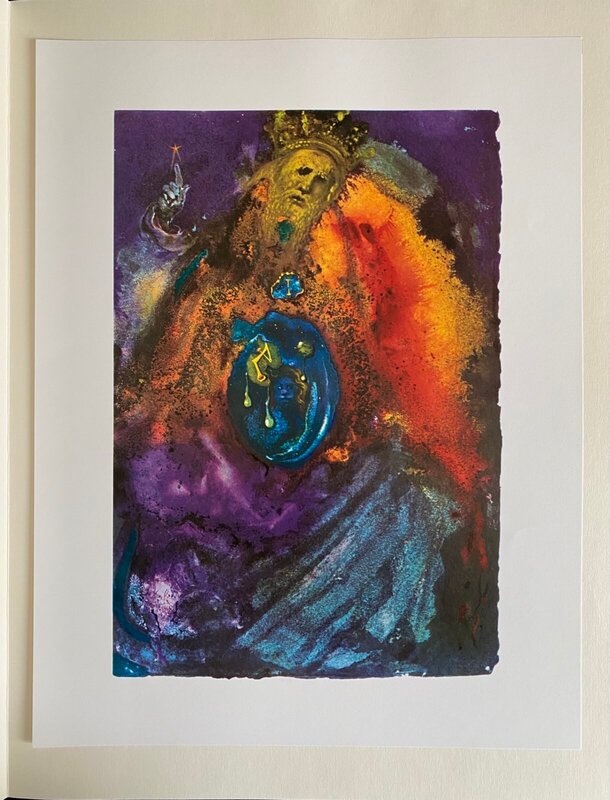 The admonition of King Koholeth (Kohelet 1:2-3, 13-14) de Salvador Dalí, 1985 (vue 2)