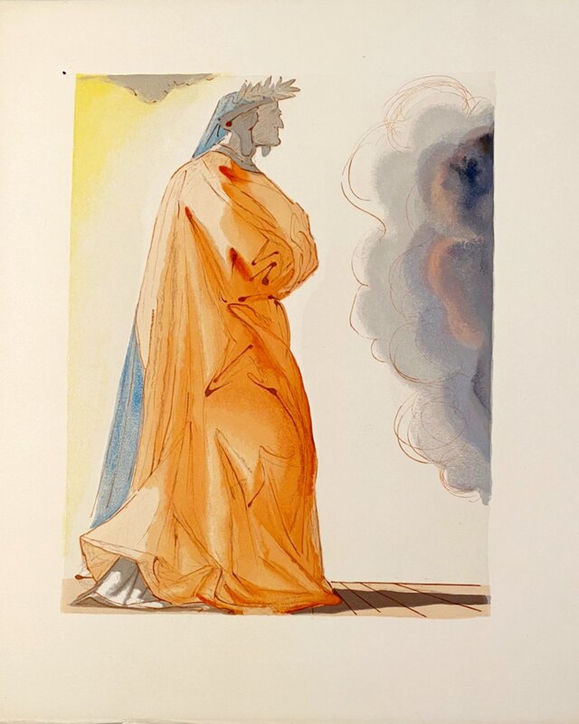 La Divine Comédie - Paradis 01 - Dante by Salvador Dalí, 1963