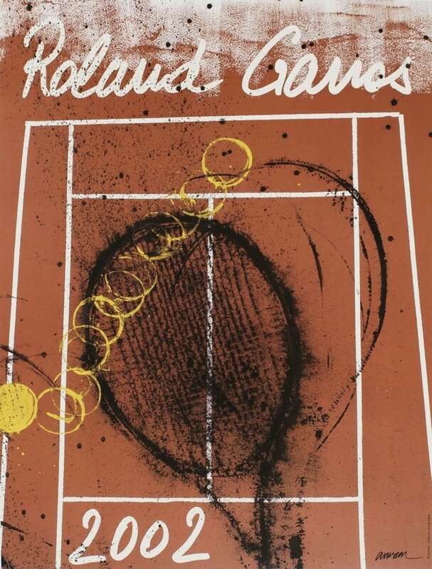 Roland-Garros Official Poster d'Arman, 2002