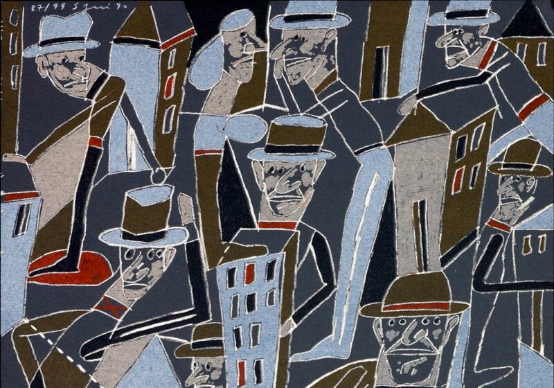 Le froid bleu des contre nuits 5 d'Antonio Seguí, 1990