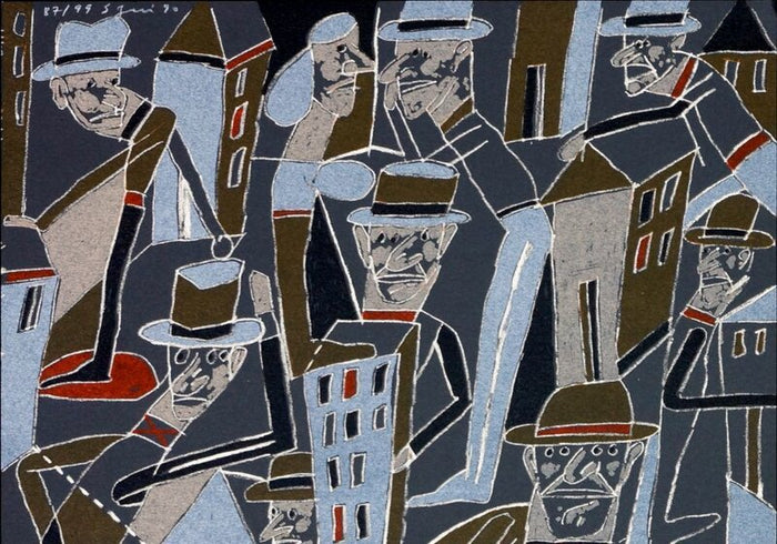 Le froid bleu des contre nuits 5 d'Antonio Seguí, 1990
