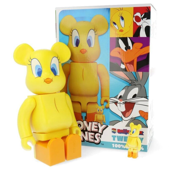 Looney Tunes Tweety 400% + 100% by BE@RBRICK, 2022 (view 2)