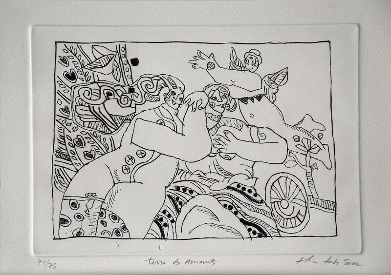 Terre Des Amants de Theo Tobiasse, vers 1970