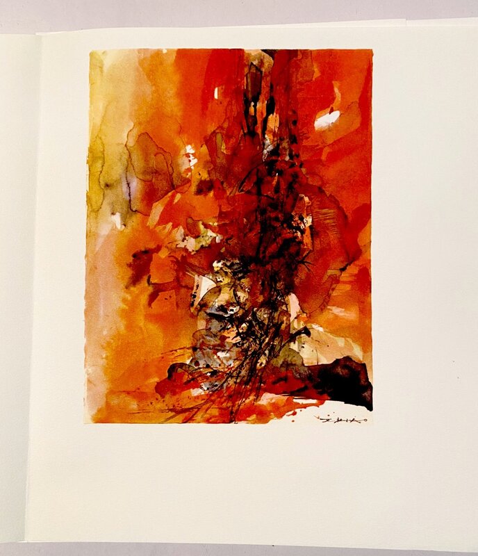 Illuminations by Zao Wou-Ki 趙無極, 1966 (view 3)