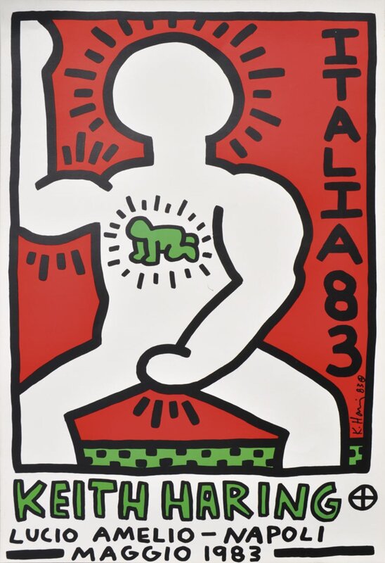 Lucio Amelio Napoli de Keith Haring, 1983