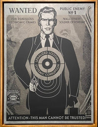 Wall Street Public Enemy de Shepard Fairey, 2018