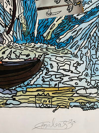 La chasse au canard de Robert Combas, 1995 (vue 5)