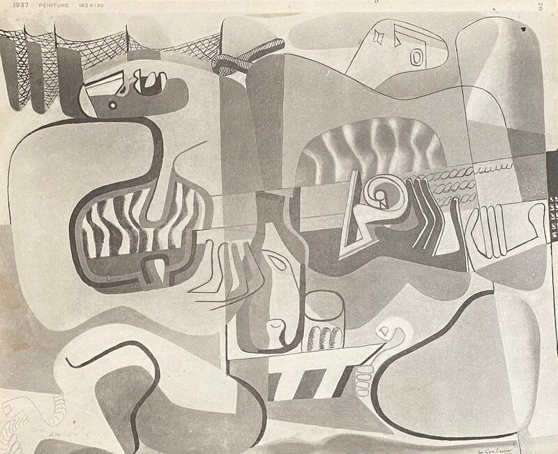 Joueuse de violon et de guitare by Le Corbusier, 1938