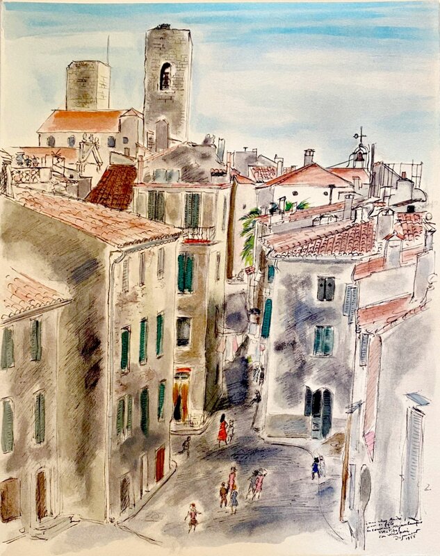 Souvenir du vieil Antibes by André Dignimont, 1968