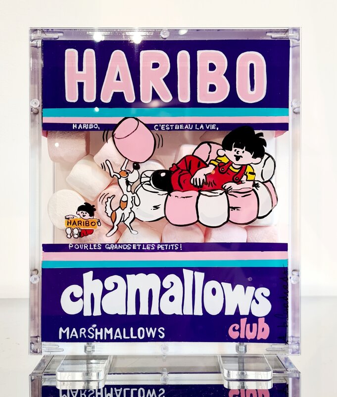Coffrage HARIBO Chamallows (Marshmallows) d'Annick Cuadrado, 2021