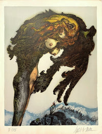 La Femme à plumes by Luc Simon, 1975