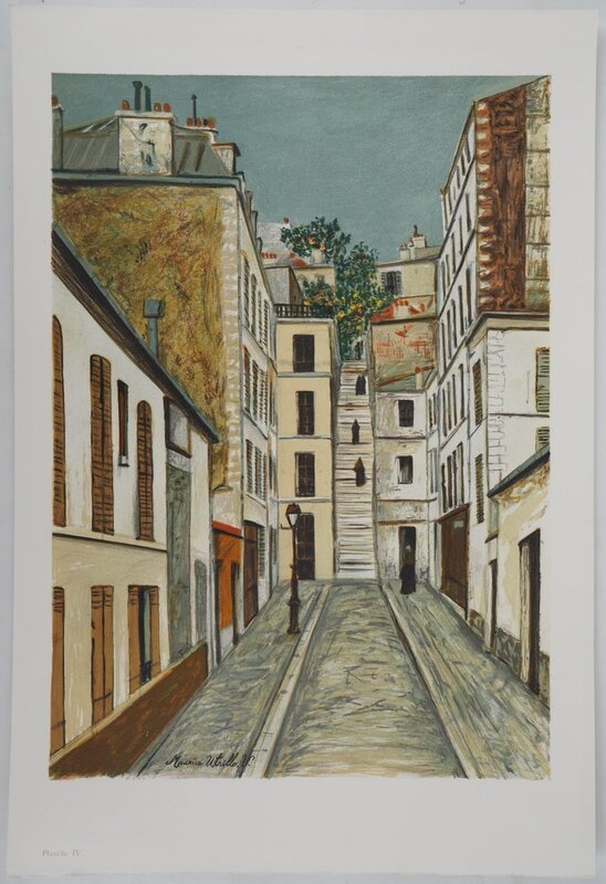Passage Cottin à Montmartre de Maurice Utrillo, 1980-1989
