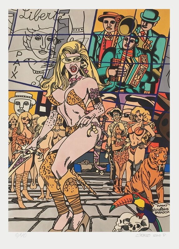Femme fatale II by Erró, 2009