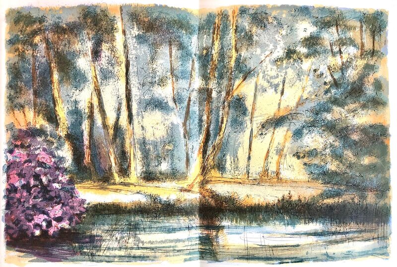 Forêt voisine by Théophile Alexandre Steinlen, 1970