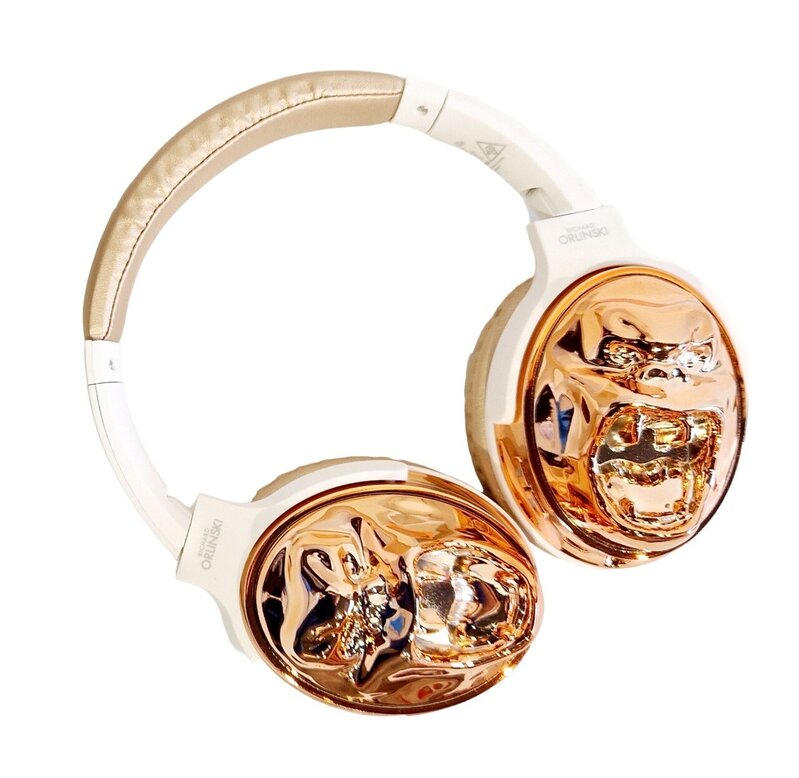 Kong Headphone (Gold) by Richard Orlinski, 2022 (view 3)