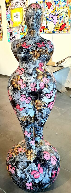 Femme à la Botero de Thierry Auger, 2019
