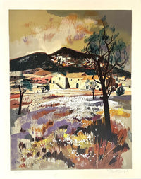 Paysage en Provence de Robert Vernet-Bonfort, vers 1975