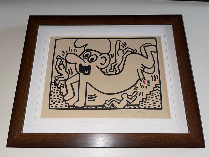 Untitled de Keith Haring, 1987 (vue 5)
