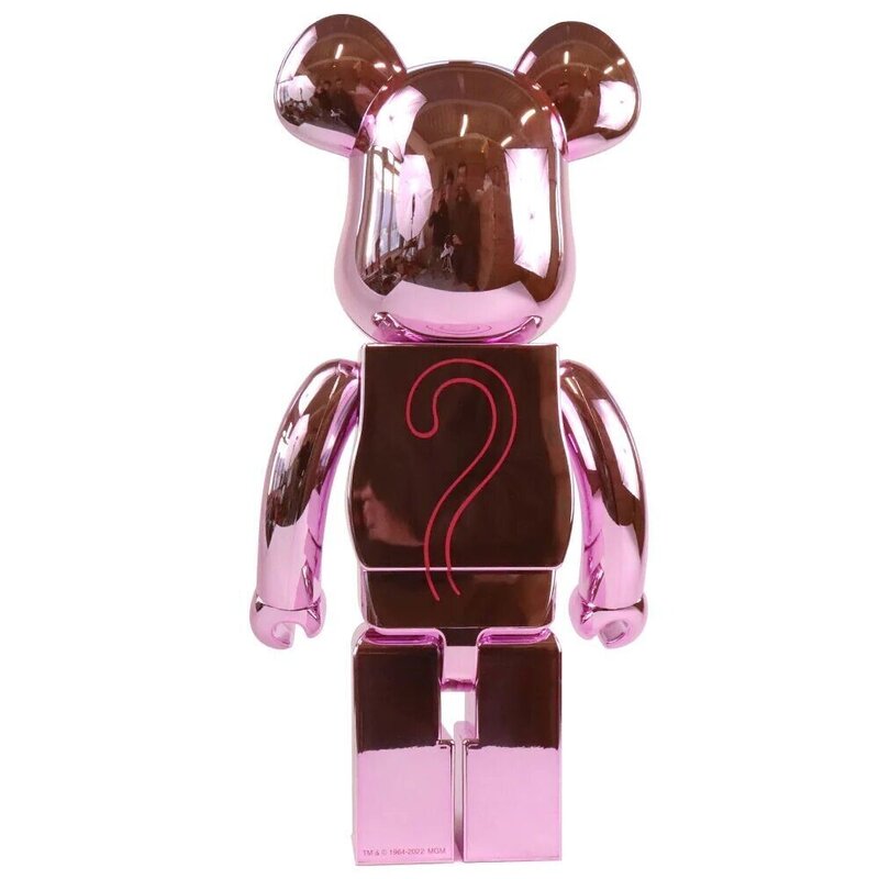 Pink Panther Chrome 1000% de BE@RBRICK, 2022 (vue 3)