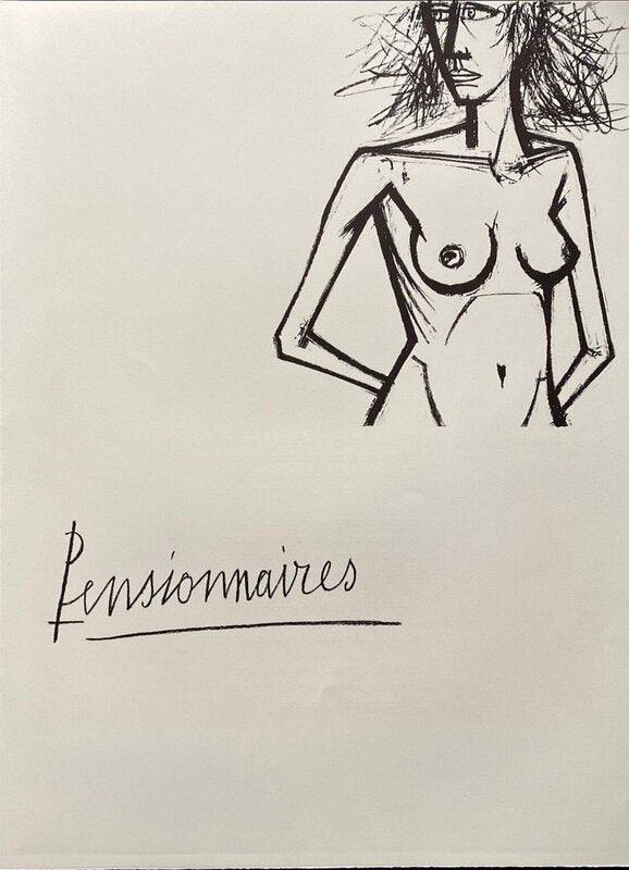 Pensionnaires by Bernard Buffet, 1970