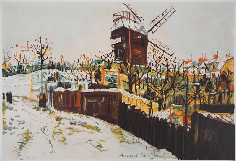 Moulin de la Galette à Montmartre by Maurice Utrillo, 1980-1989