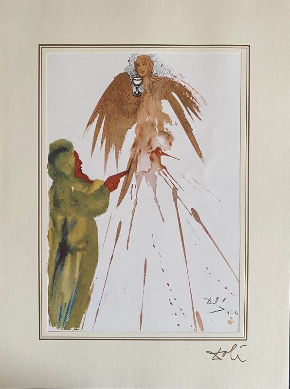 The prophet Malachi complains about unclean offerings (Malachi 1:11) de Salvador Dalí, 1985