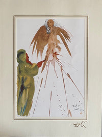 The prophet Malachi complains about unclean offerings (Malachi 1:11) de Salvador Dalí, 1985