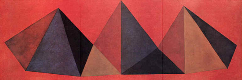 Piramidi IV de Sol LeWitt, 1986