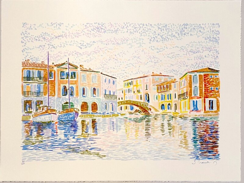 Port Grimaud by Serge Mendjisky, 1969
