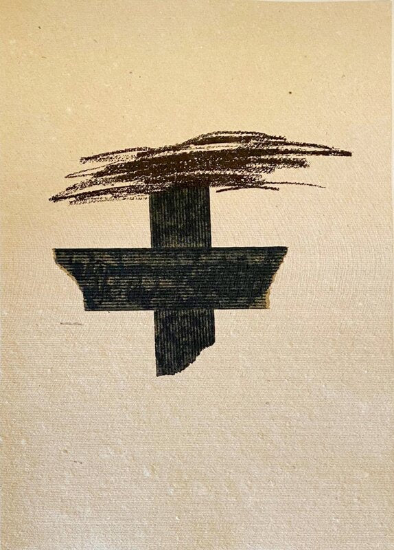 Llambrec Material by Antoni Tàpies, 1975