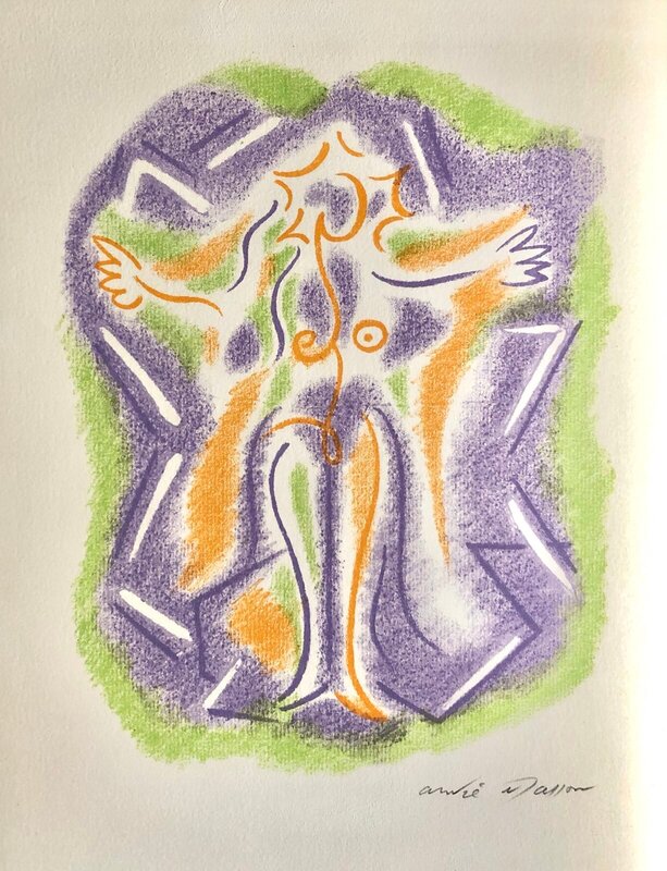Une étoile de craie d'André Masson, 1973