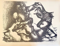 The Labours of Hercule - The Boar Of Eyrmanthos by Ossip Zadkine, 1960