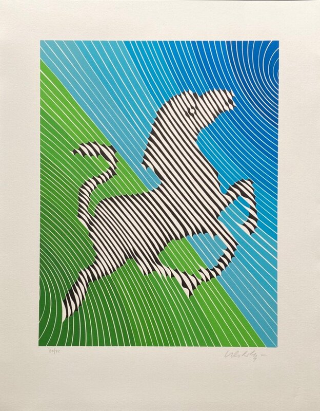Zebra No. 2 de Victor Vasarely, 1984