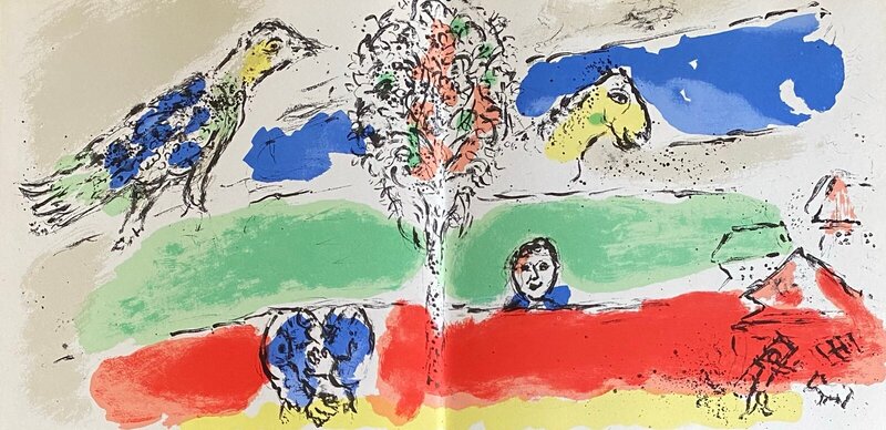 Le fleuve vert de Marc Chagall, 1974