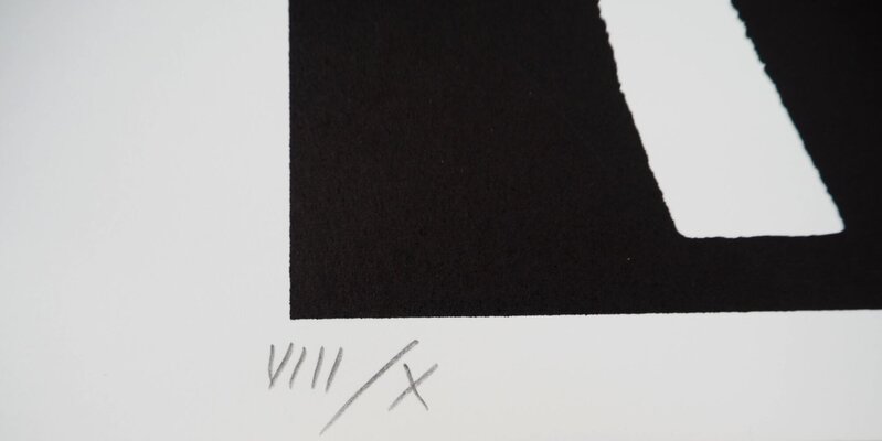 Lithographie N°43 by Pierre Soulages, 1995 (view 5)