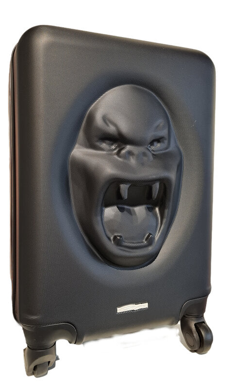Kong Escape Suitcase (Black & White) de Richard Orlinski, 2020 (vue 2)