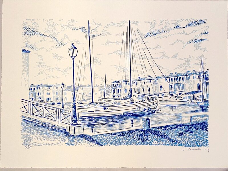 Port Grimaud by Serge Mendjisky, 1969