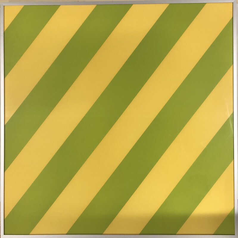 Composition Yellow / Green by Olivier Mosset, 2003