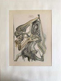 La Divine Comédie - Enfer 04 - Les Limbes by Salvador Dalí, 1963