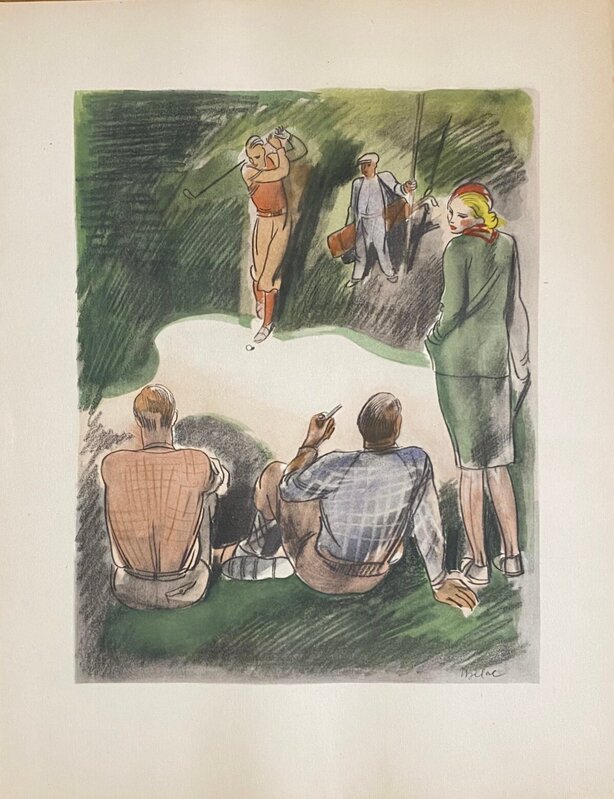Le golf de MILIVOJ UZELAC, 1932