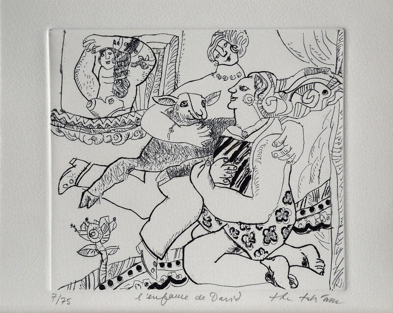 L'enfant de David de Theo Tobiasse, vers 1970
